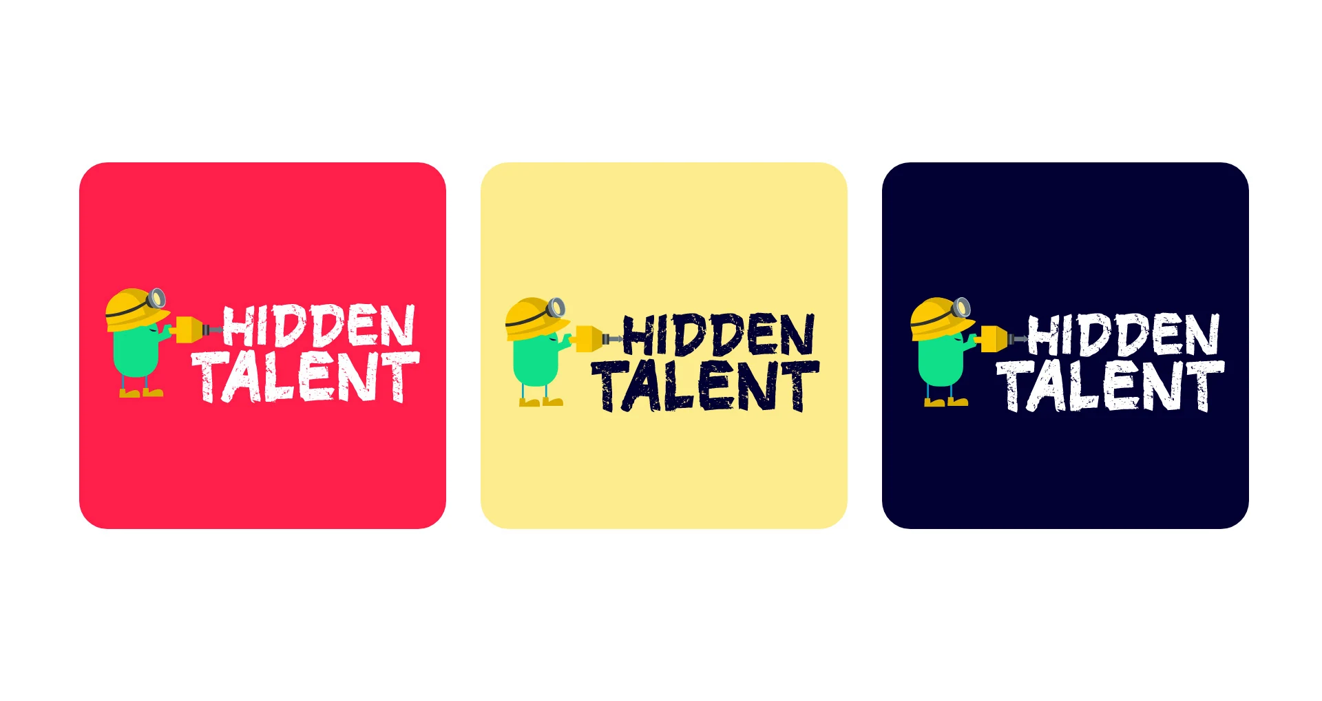 Hidden Talent logo colour applications