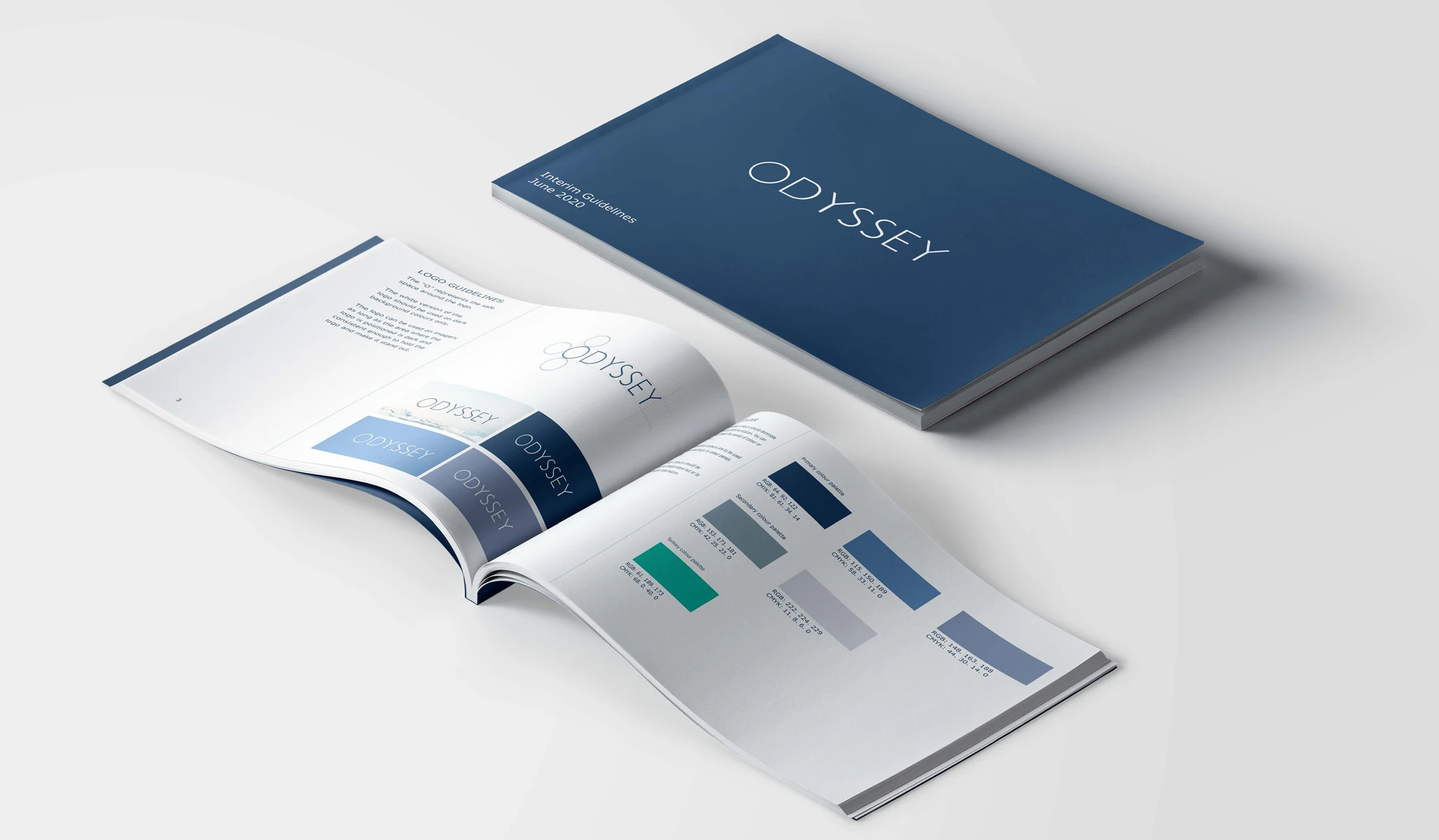 Odyssey brand guidelines book